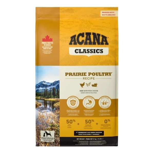 Acana Classics Düşük Tahıllı Tavuklu ve Sebzeli Yetişkin Köpek Maması 14,5 kg paket görseli