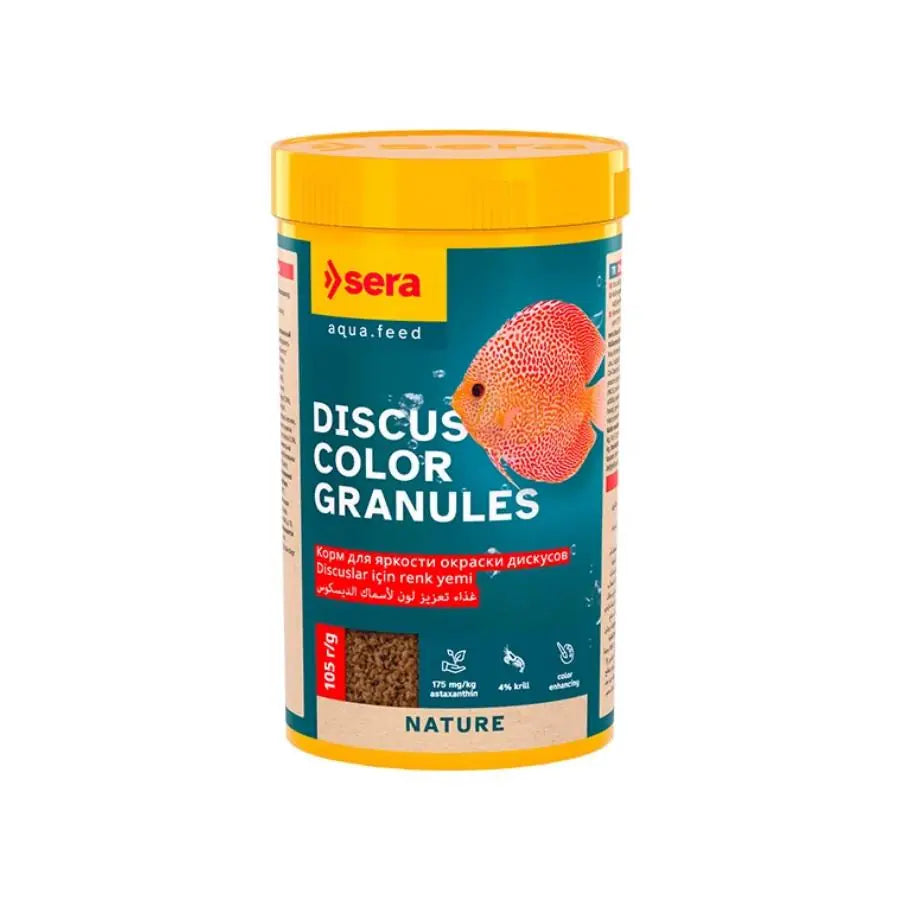 Sera Discus Color Granules Discus Balığı Yemi 250 ml paket görseli