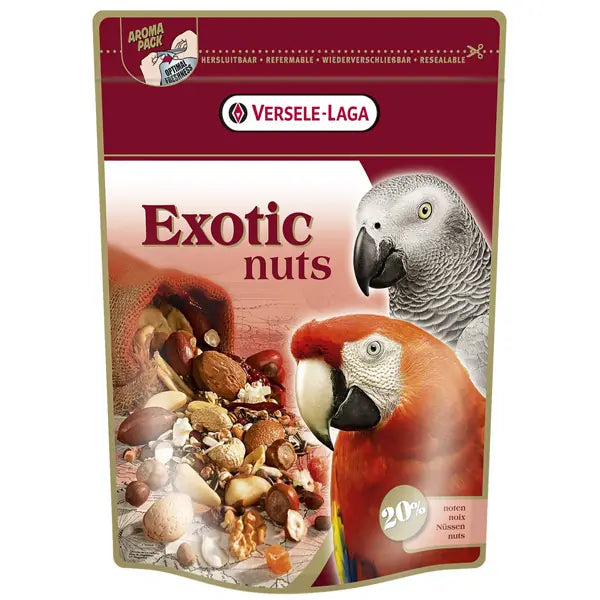 Versele Laga Exotic Nuts Kuruyemiş Karışımlı Papağan Yemi 750 g paket görseli