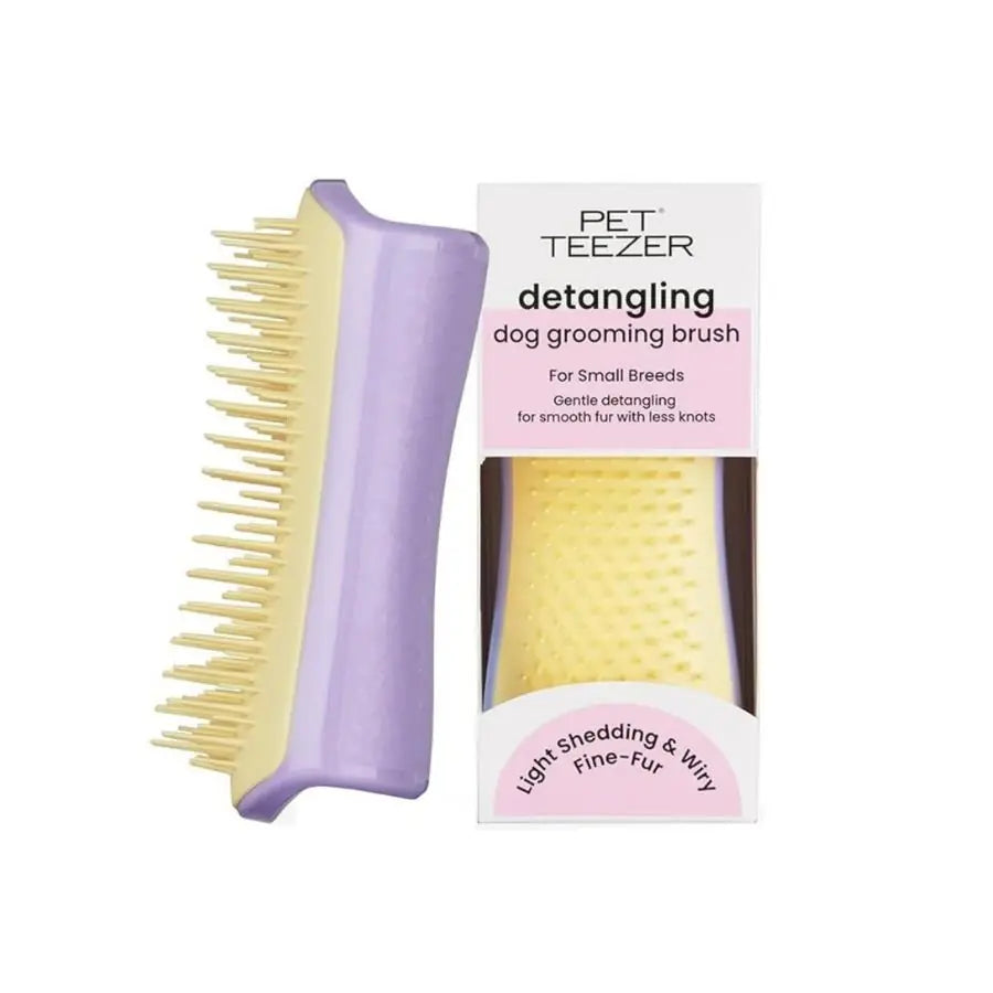 Pet Teezer Düğüm Açıcı Küçük Irk Köpeklere Özel Fırça Mor paket görseli