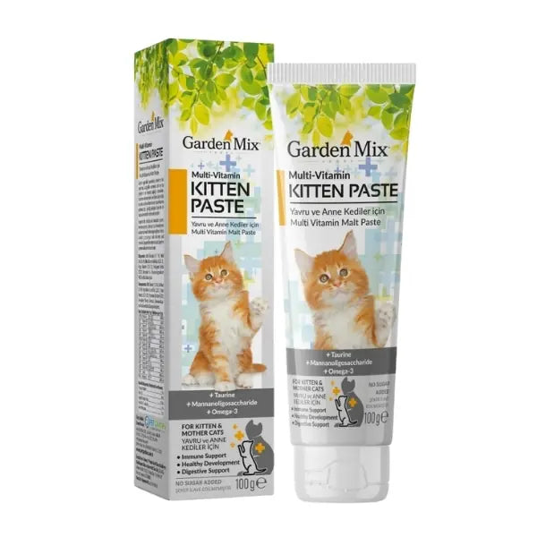 Garden Mix Kitten Multivitamin Yavru Kedi Malt Macunu 100 g paket görseli