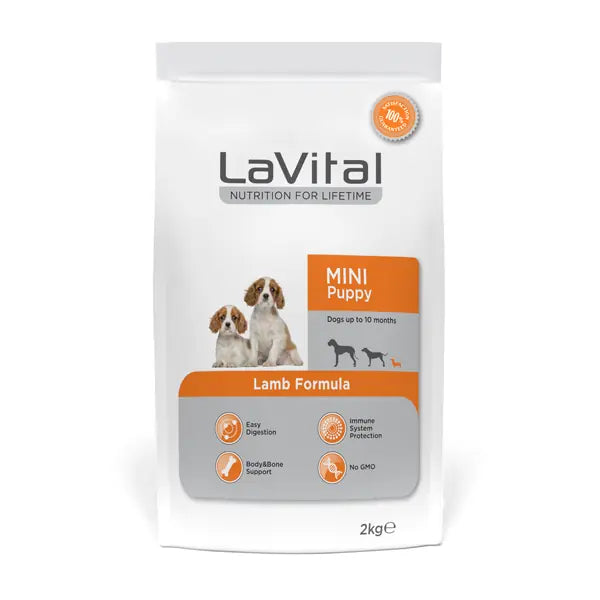 Lavital Mini Puppy Kuzu Etli Küçük Irk Yavru Köpek Maması 1,5 kg paket görseli