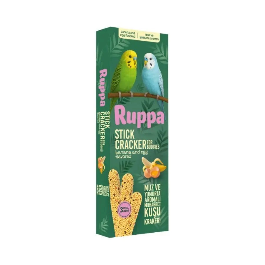 Ruppa Muz Aromalı Muhabbet Kuşu Krakeri 3'lü paket görseli