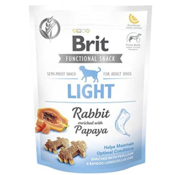 Brit Light Kilo Kontrolü Sağlayan Tavşanlı Köpek Ödül Maması 1 Adet / 150 g paket görseli