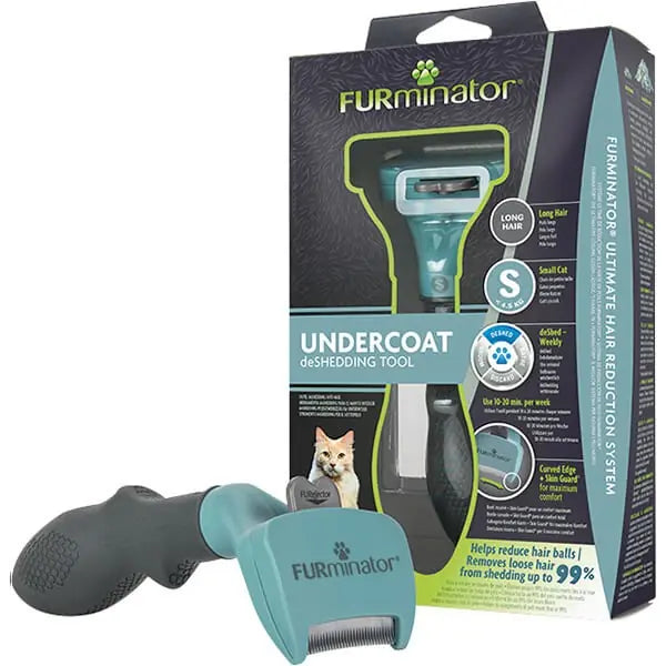 Furminator Long Hair Uzun Tüylü Kedi Tüy Tarağı Small paket görseli