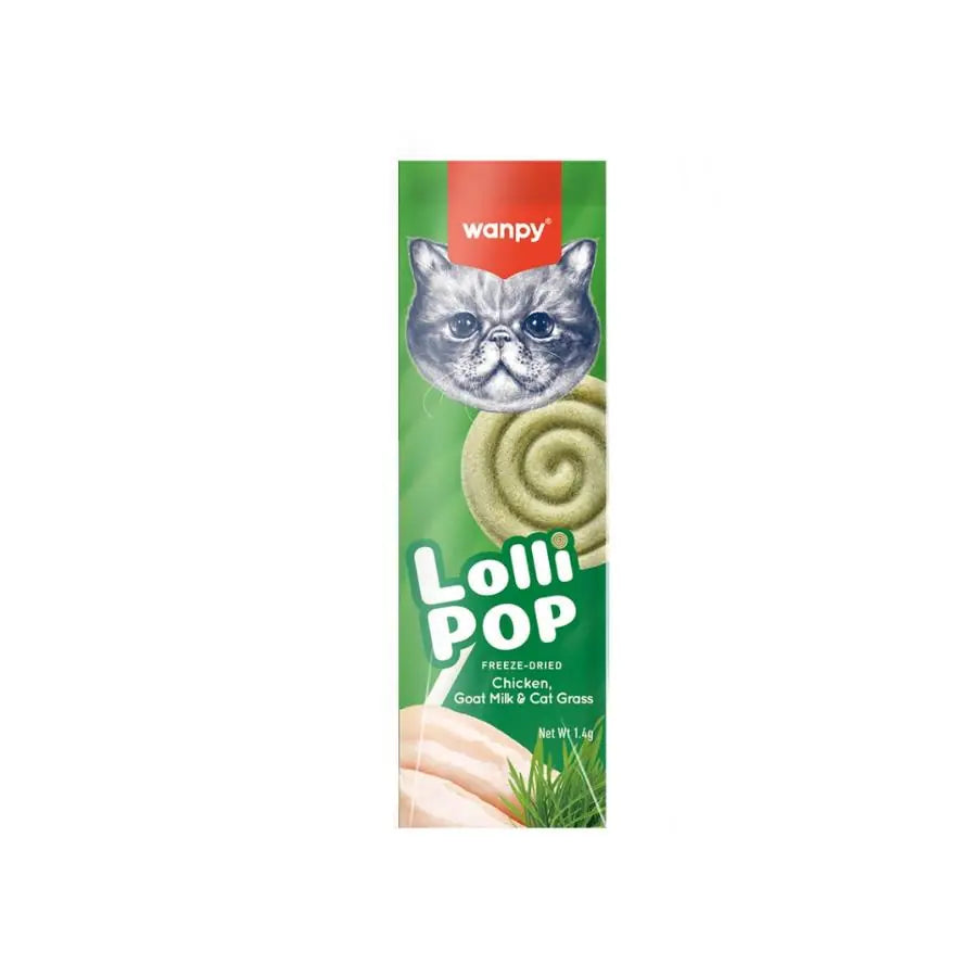 Wanpy LolliPop Kedi Otlu Lolipop Kedi Ödülü 10 X 1,4 g paket görseli