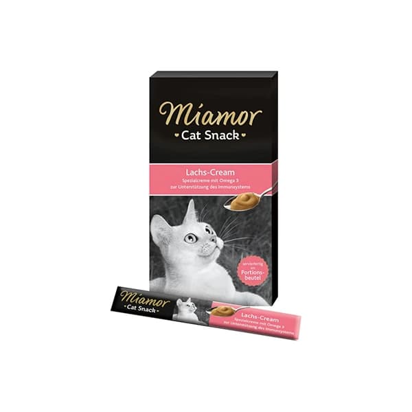 Miamor Cream Somonlu Kedi Ödül Maması 1 Adet / 6x15 g paket görseli
