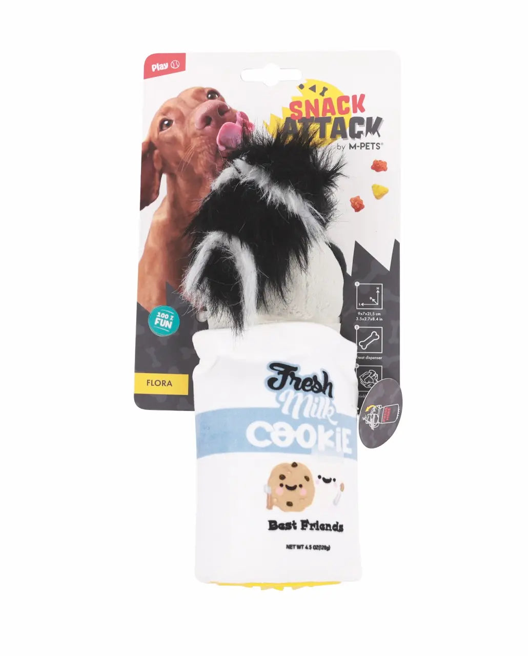 M-Pets Flora Ödül Hazneli Köpek Oyuncağı paket görseli