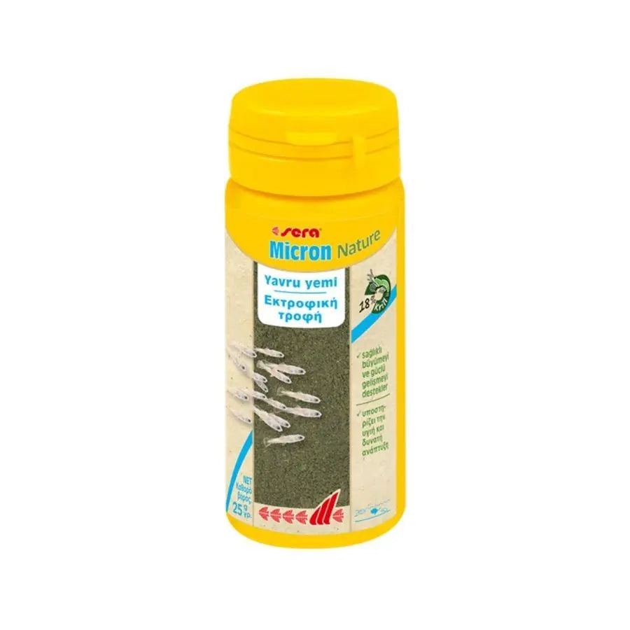 Sera Micron Nature Yavru Balık Yemi 50 ml paket görseli