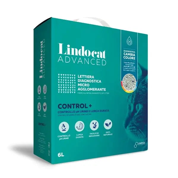 Lindocat Advanced Control PH Kontrol Hastalık Teşhis Eden Topaklanan Kedi Kumu 1 Adet / 6 L paket görseli