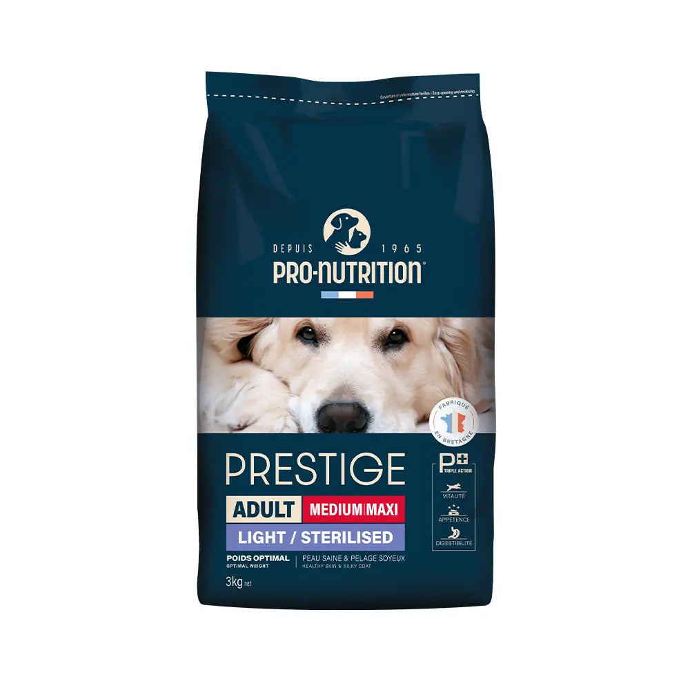 Pro Nutrition Prestige Sterilised Orta Irk Yetişkin Köpek Maması 3 kg paket görseli