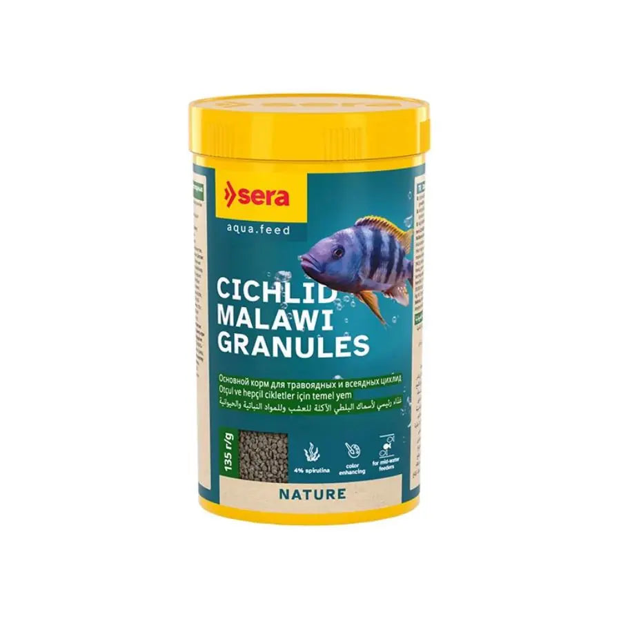 Sera Cichlid Malawi Granules Balık Yemi 250 ml paket görseli