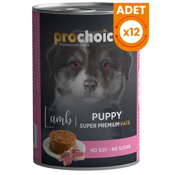 Prochoice Puppy Kuzu Etli Yavru Konserve Köpek Maması 12 Adet / 400 g paket görseli