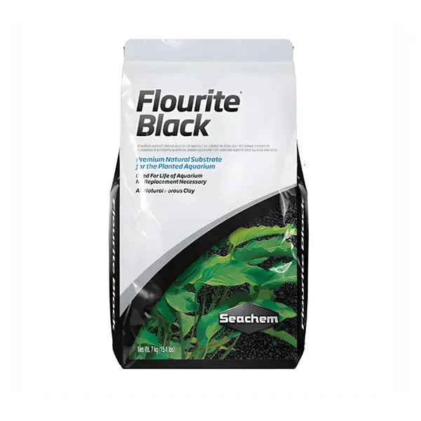 Seachem Flourite Siyah Doğal Çakıl 7 kg paket görseli