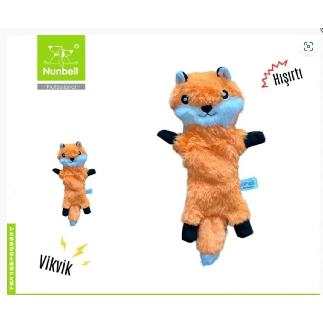 Nunbell Köpek Oyuncağı Peluş Tilki paket görseli