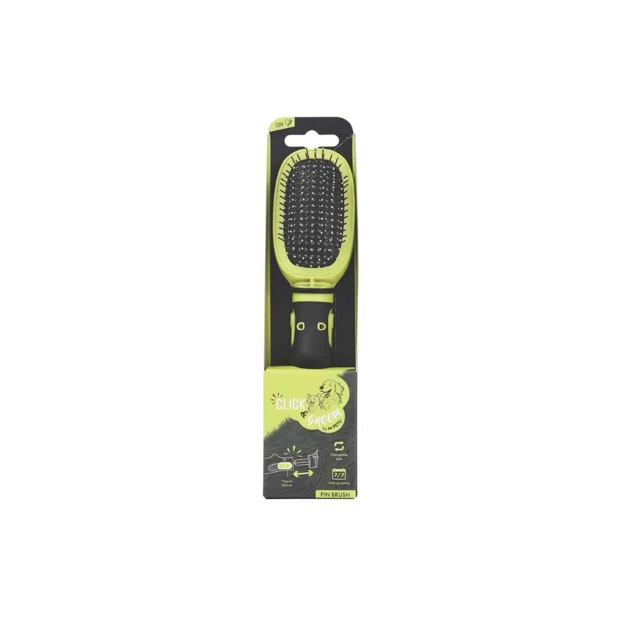 M-Pets Clıck And Groom Kedi ve Köpekler İçin Masaj Uclu Fırça paket görseli