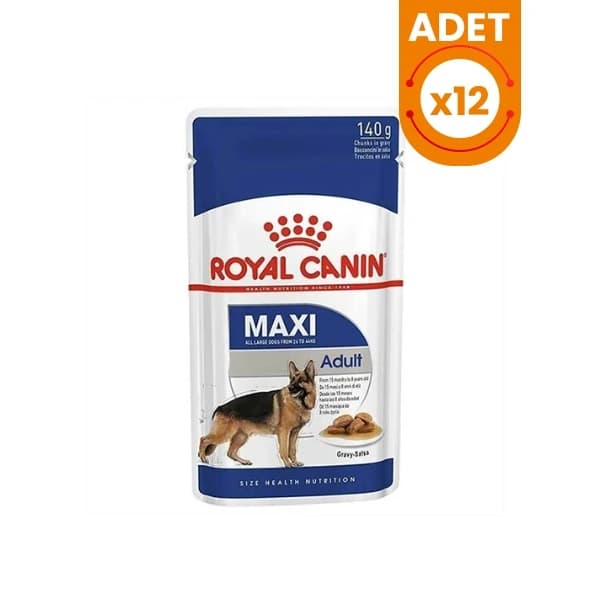 Royal Canin Maxi Adult Gravy Yetişkin Konserve Köpek Maması 12 Adet / 140 g paket görseli