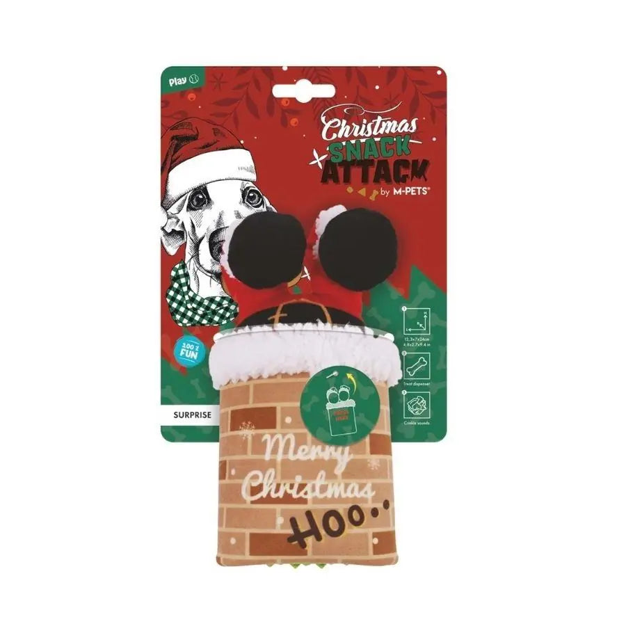M-Pets Christmas Sürpriz Ödül Hazneli Peluş Köpek Oyuncağı paket görseli