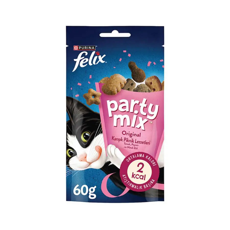 Felix Party Mix Karışık Piknik Lezzetleri Kedi Ödül Maması 60 g paket görseli