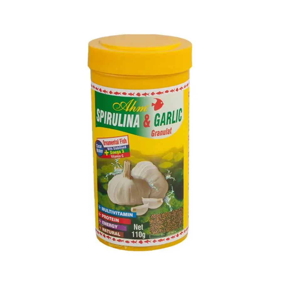 Ahm Spirulina Garlic Granulat Balık Yemi 250 ml paket görseli