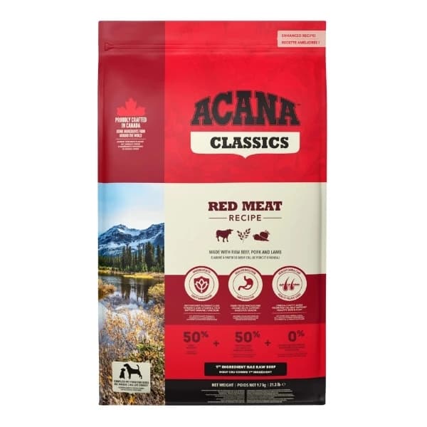 Acana Classics Red Düşük Tahıllı Etli ve Sebzeli Yetişkin Köpek Maması 14,5 kg paket görseli