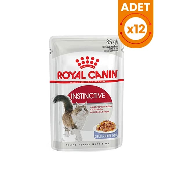 Royal Canin İnstınctive Jelly Pouch Konserve Kedi Maması 12 Adet / 85 g paket görseli