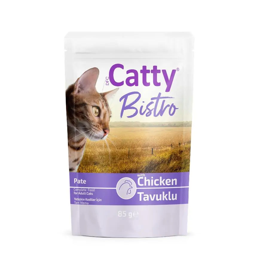 Catty Bistro Tavuklu Yetişkin Kedi Konservesi 85 g paket görseli