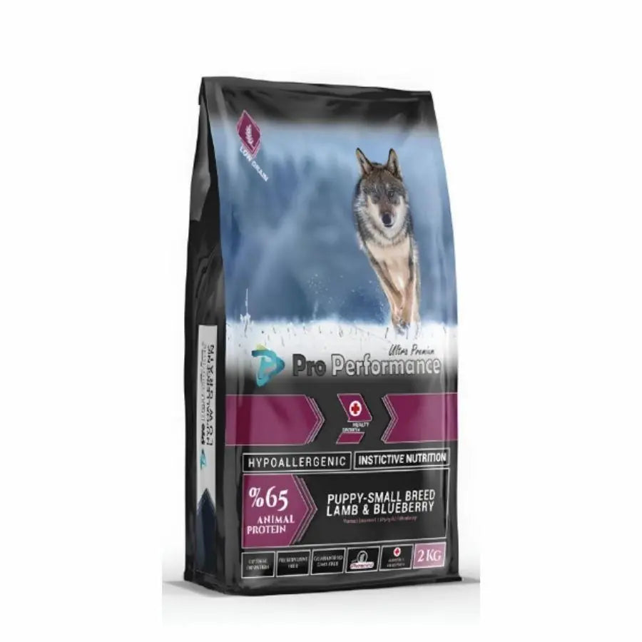 Pro Performance Ultra Premium Kuzulu ve Yaban Mersinli Küçük Irk Yavru Köpek Maması 12 kg paket görseli