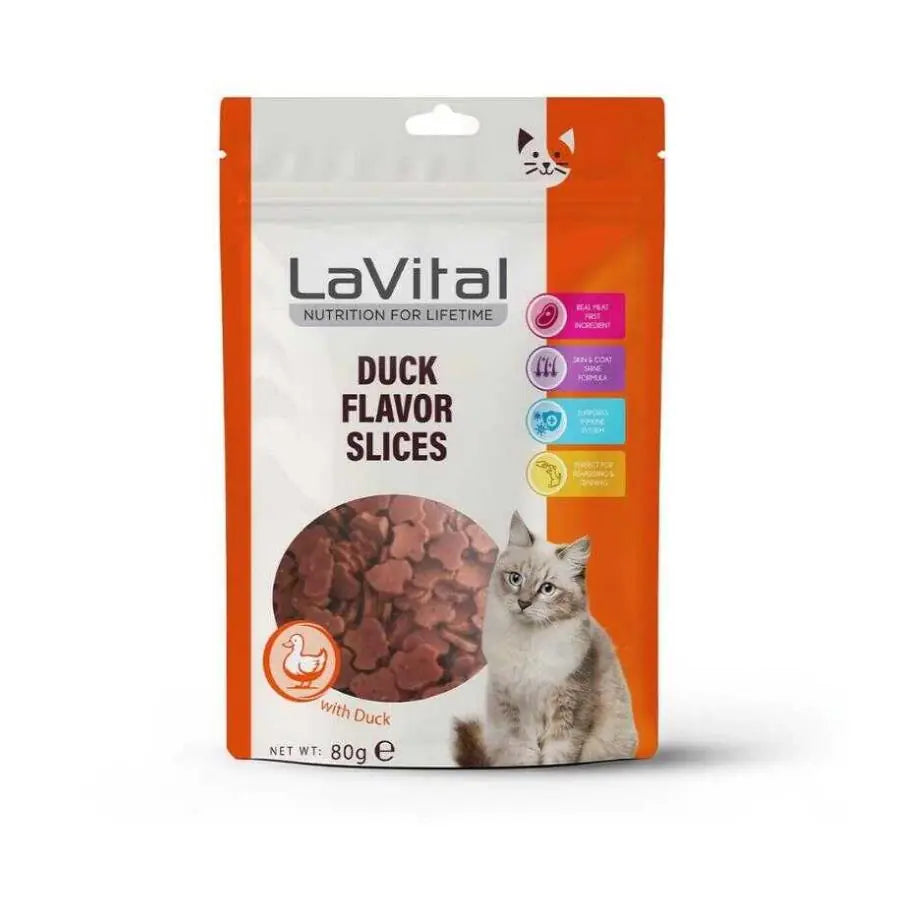 LaVital Tavuklu Kedi Ödül Maması 80 g paket görseli