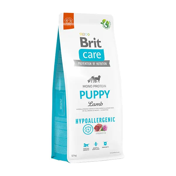 Brit Care Hypo-Allergenic Kuzu Etli Yavru Köpek Maması 12 kg paket görseli
