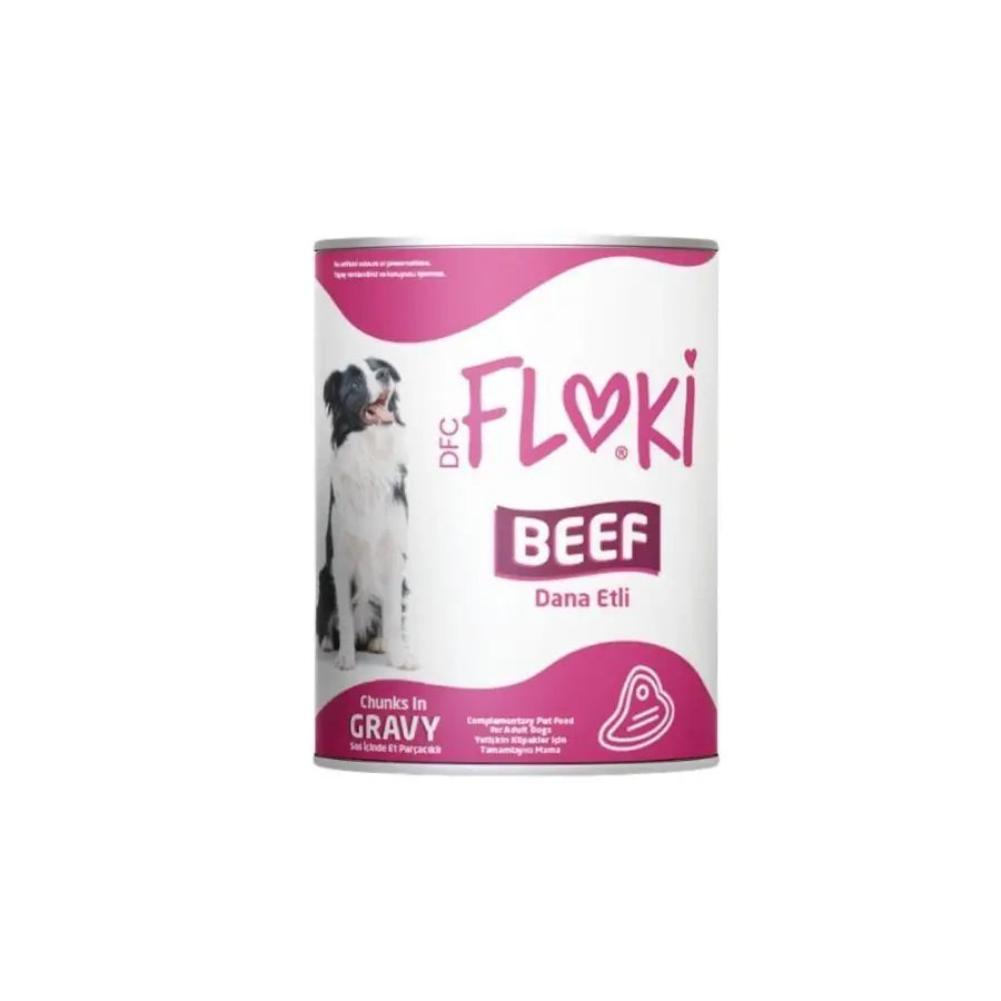 Floki Dana Etli Yetişkin Köpek Konservesi 400 g paket görseli