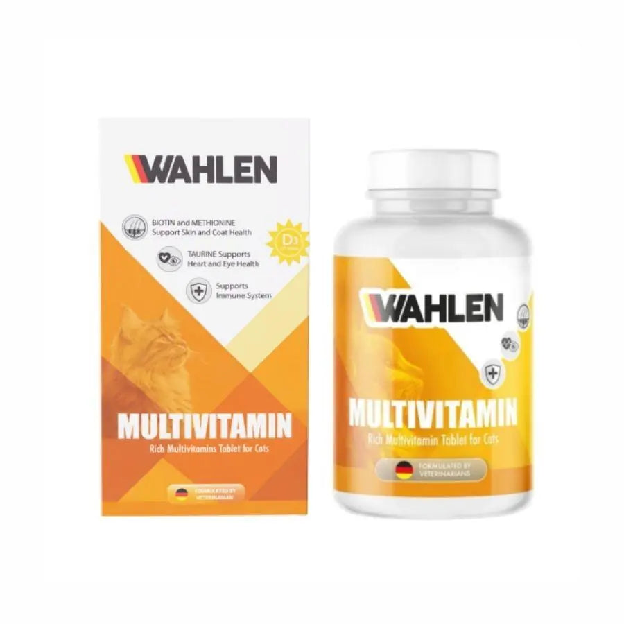 Wahlen Kediler İçin Gelişimi Destekleyen Multivitamin Takviye 150 Tablet paket görseli