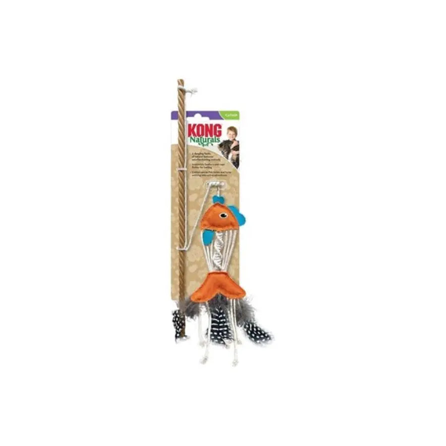 Kong Naturals Catnipli Balık Kedi Oltası Oyuncağı 1 paket görseli