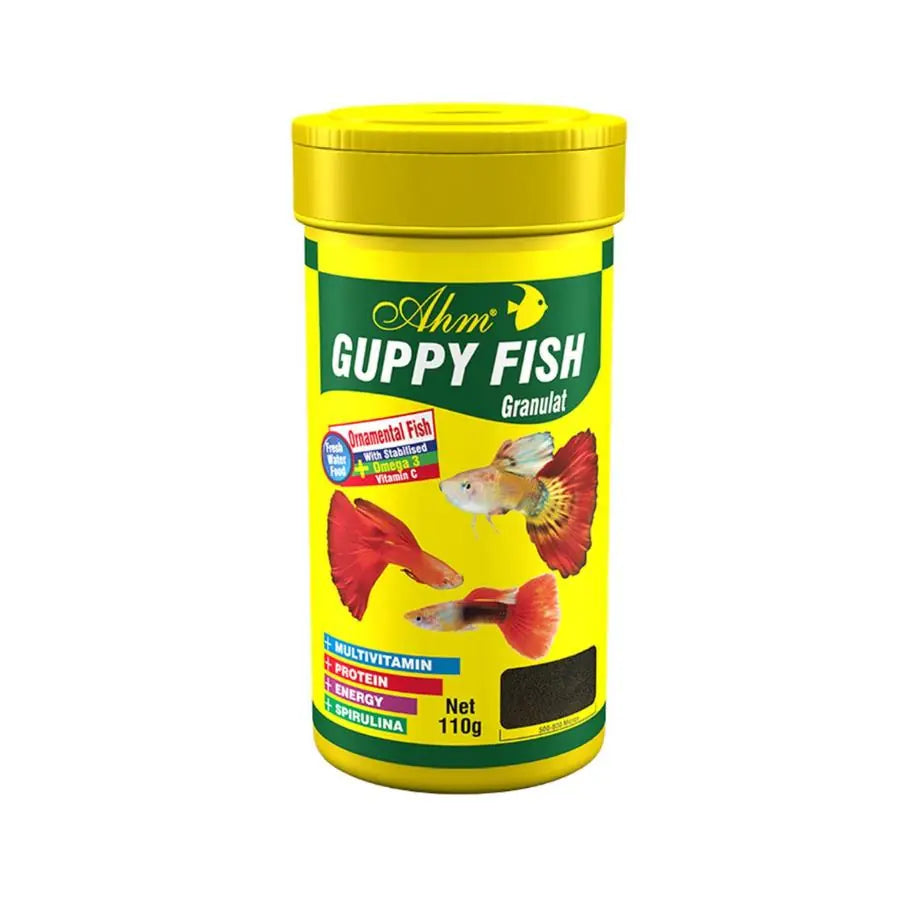 Ahm Guppy Fish Granulat Lepistes Balık Yemi 250 ml paket görseli