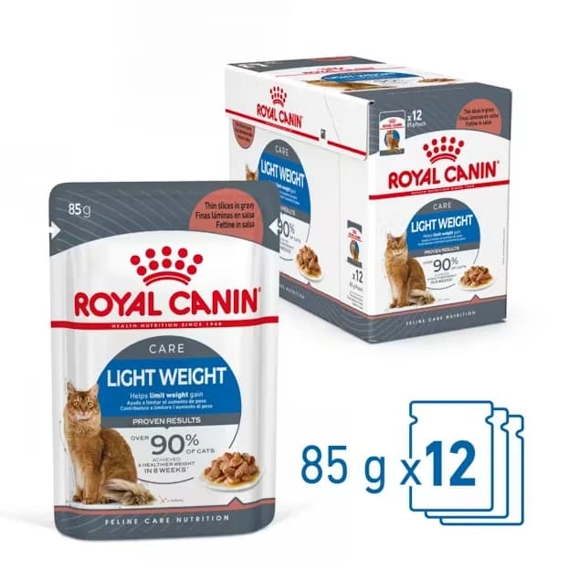 Royal Canin Ultra Light Gravy Pouch Diyet Kedi Maması 85 g / 12 Adet paket görseli