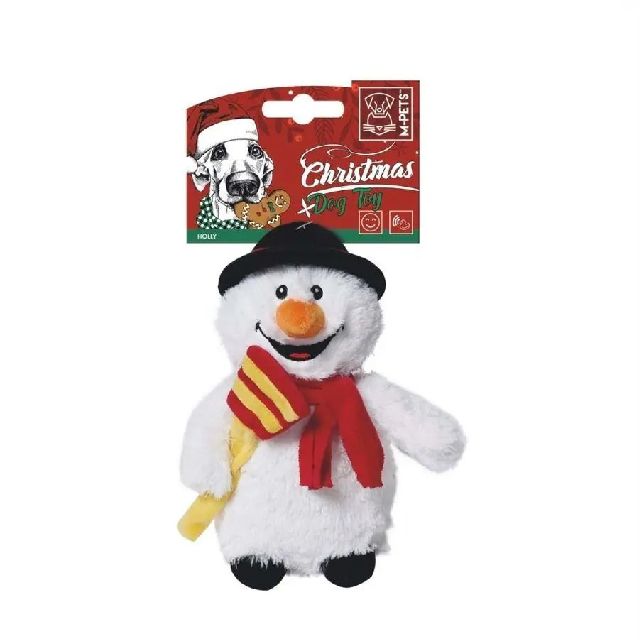 M-Pets Christmas Holly Peluş Köpek Oyuncağı 20 cm paket görseli