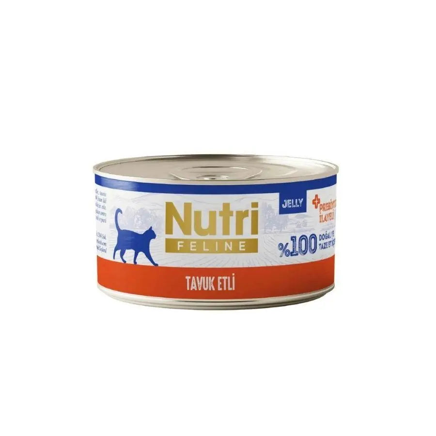 Nutri Feline Jelly Tavuk Etli Tahılsız Yetişkin Kedi Konservesi 70 g paket görseli