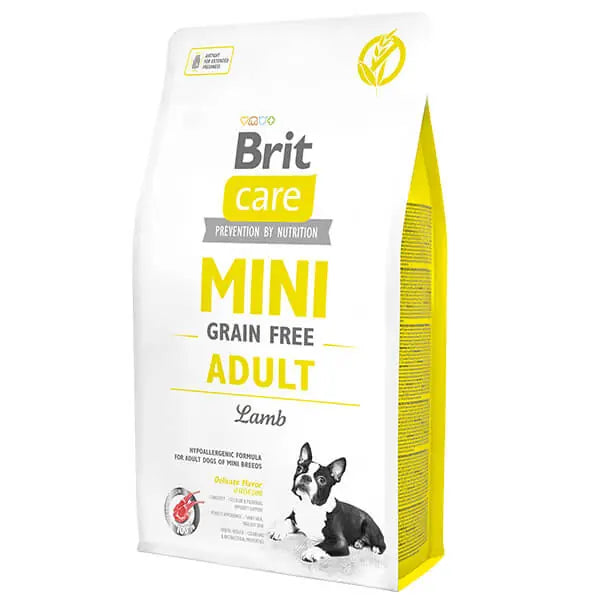 Brit Care Mini Adult Kuzulu Tahılsız Küçük Irk Köpek Maması 7 kg paket görseli