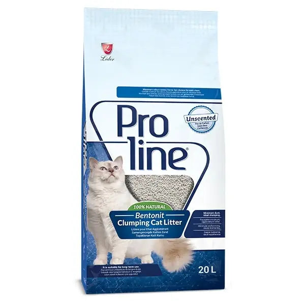 Proline Kokusuz İnce Taneli Topaklanan Bentonit Kedi Kumu 1 Adet / 10 L paket görseli