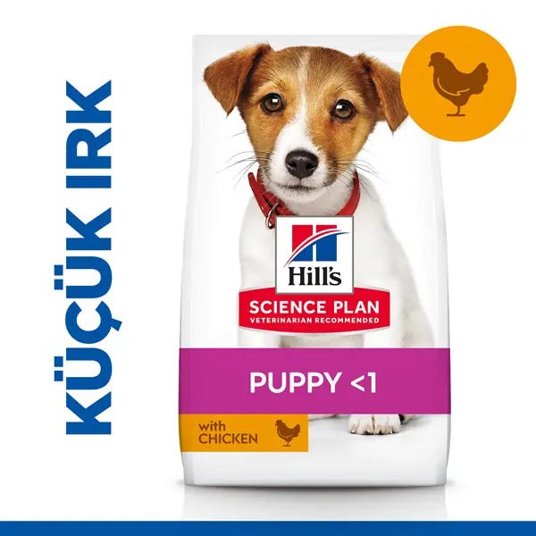 Hills Puppy Small ve Miniature Tavuklu Küçük Irk Yavru Köpek Maması 3 kg paket görseli