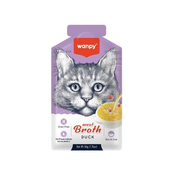 Wanpy Ördek Etli Tahılsız Kedi Çorbası 1 Adet paket görseli