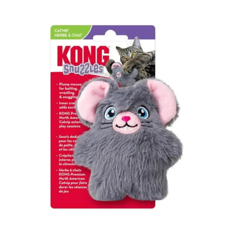 Kong Snuzzles Fare Peluş Kedi Oyuncağı 1 paket görseli