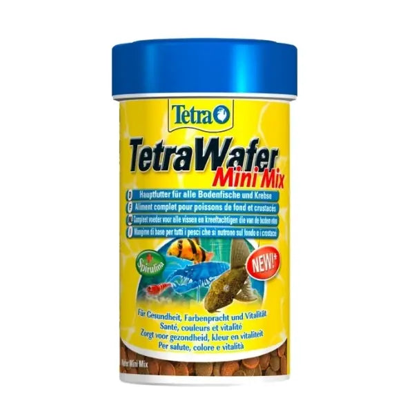 Tetra Wafermix Mini Ufak Taneli Dip Balık Yemi 100 ml paket görseli