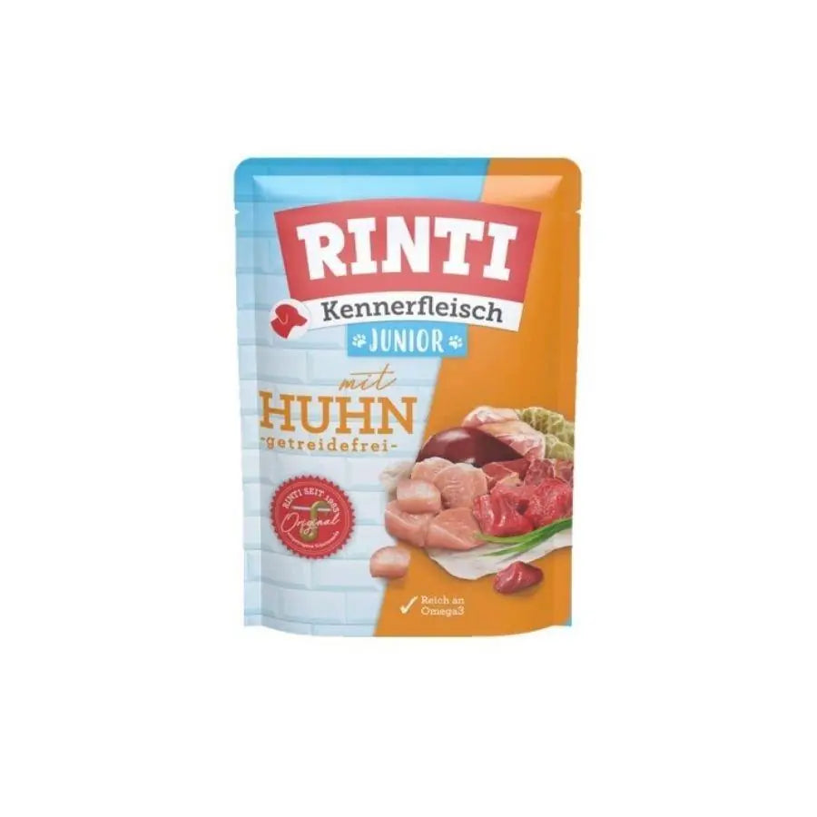 RINTI Tavuklu Pouch Yavru Köpek Maması 400 g paket görseli