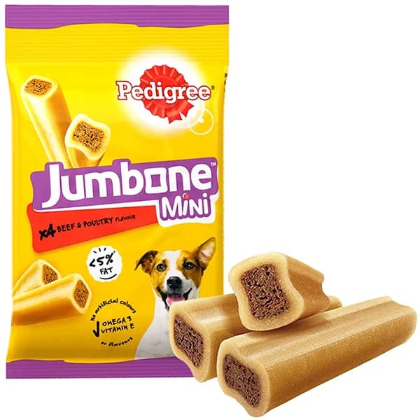 Pedigree Jumbone Mini Beef Köpek Ödül Maması 160 g / 1 Adet paket görseli