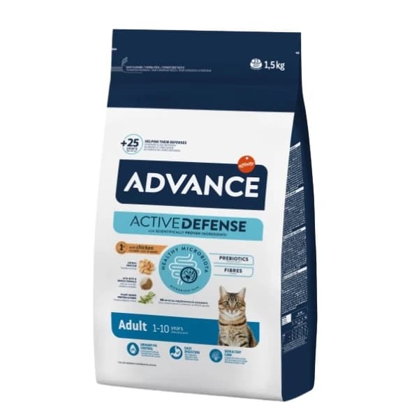 Advance Yüksek Proteinli Tavuklu Yetişkin Kedi Maması 1,5 kg paket görseli