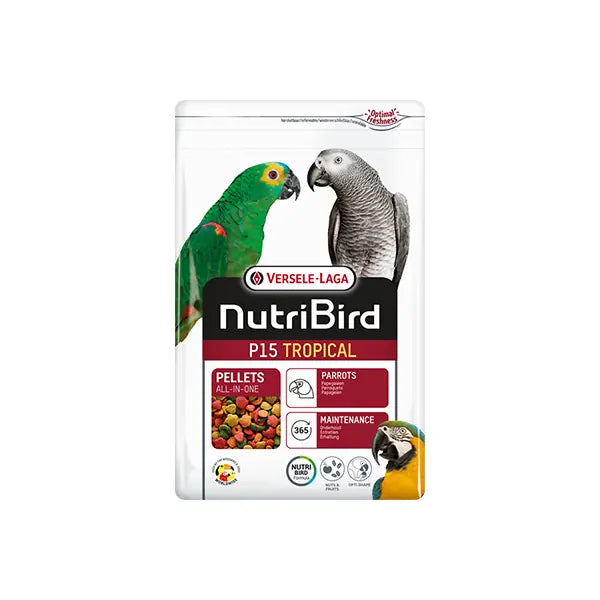 Versele Laga Nutribird P15 Tropical Papağan Kuş Yemi paket görseli