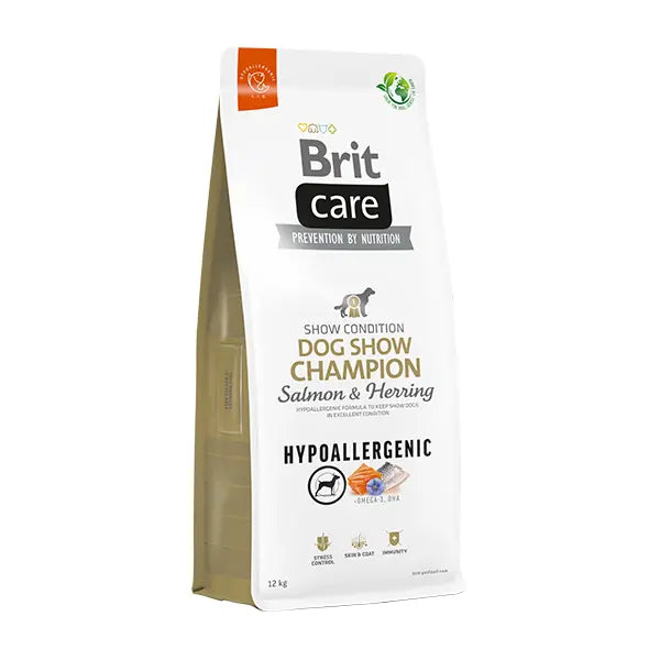 Brit Care Hypo-Allergenic Champion Somonlu ve Ringa Balıklı Yetişkin Köpek Maması 12 kg paket görseli