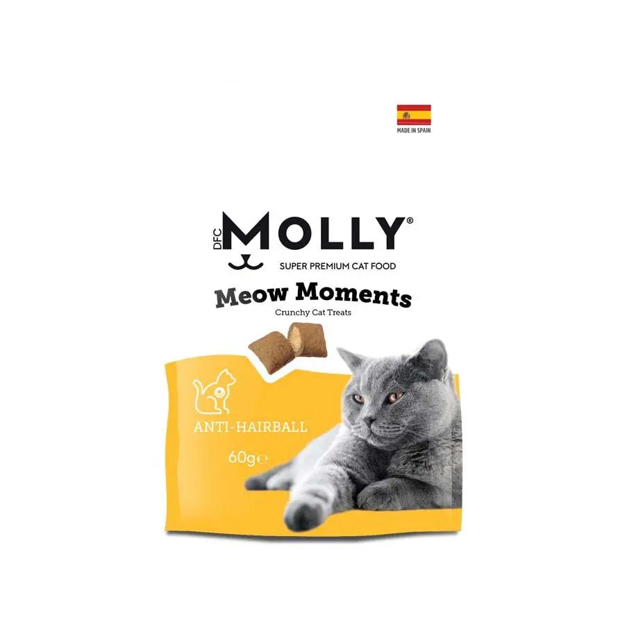 Molly Meow Moments Tüy Yumağı Kontrolü Kedi Ödül Maması 60 g paket görseli