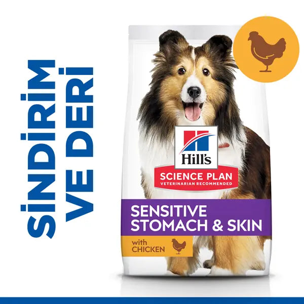 Hills Adult Sensitive Skin Hassas Köpekler İçin Tavuklu Yetişkin Köpek Maması 14 kg paket görseli